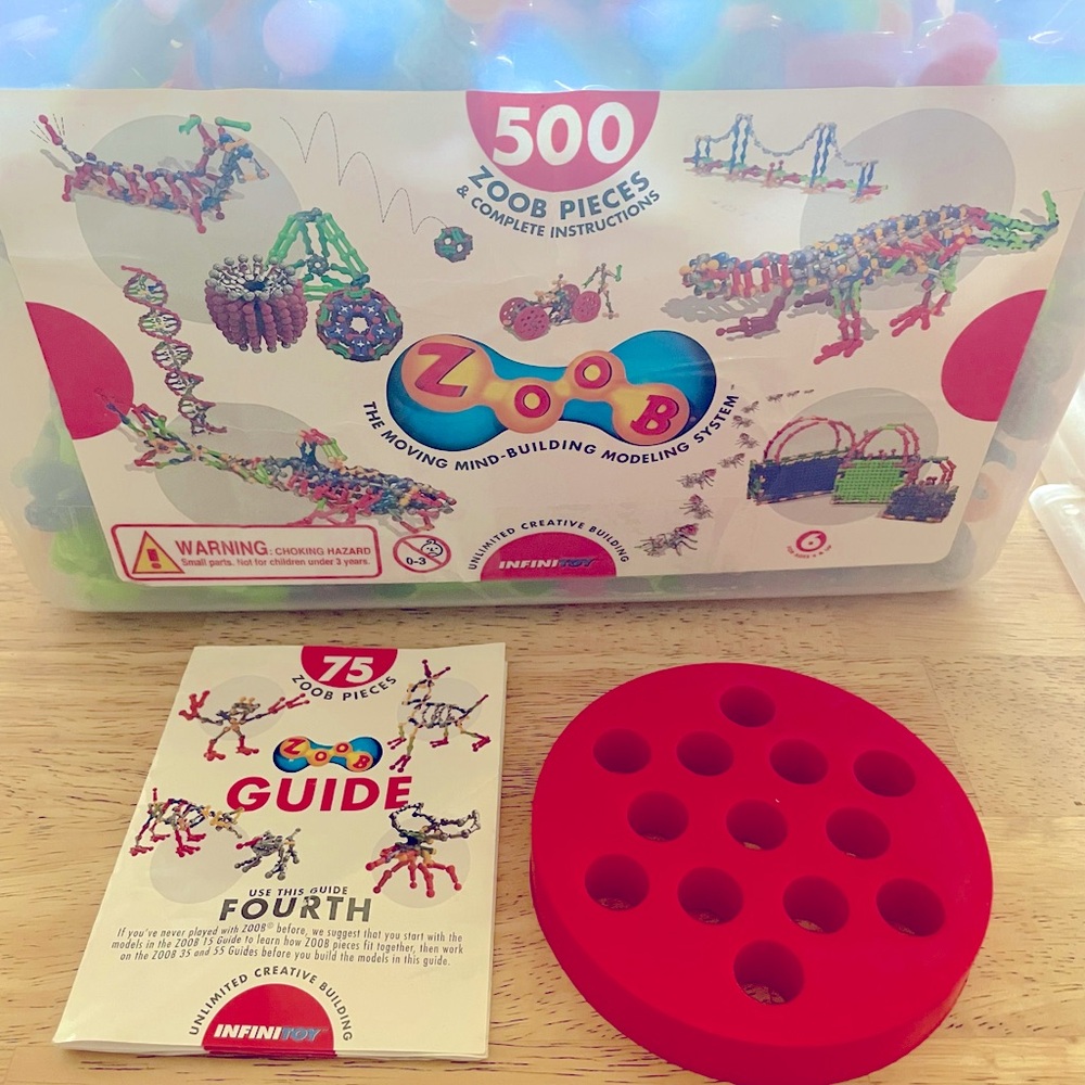 ZOOB BuilderZ 500+ Piece Kit Toy Builder Set